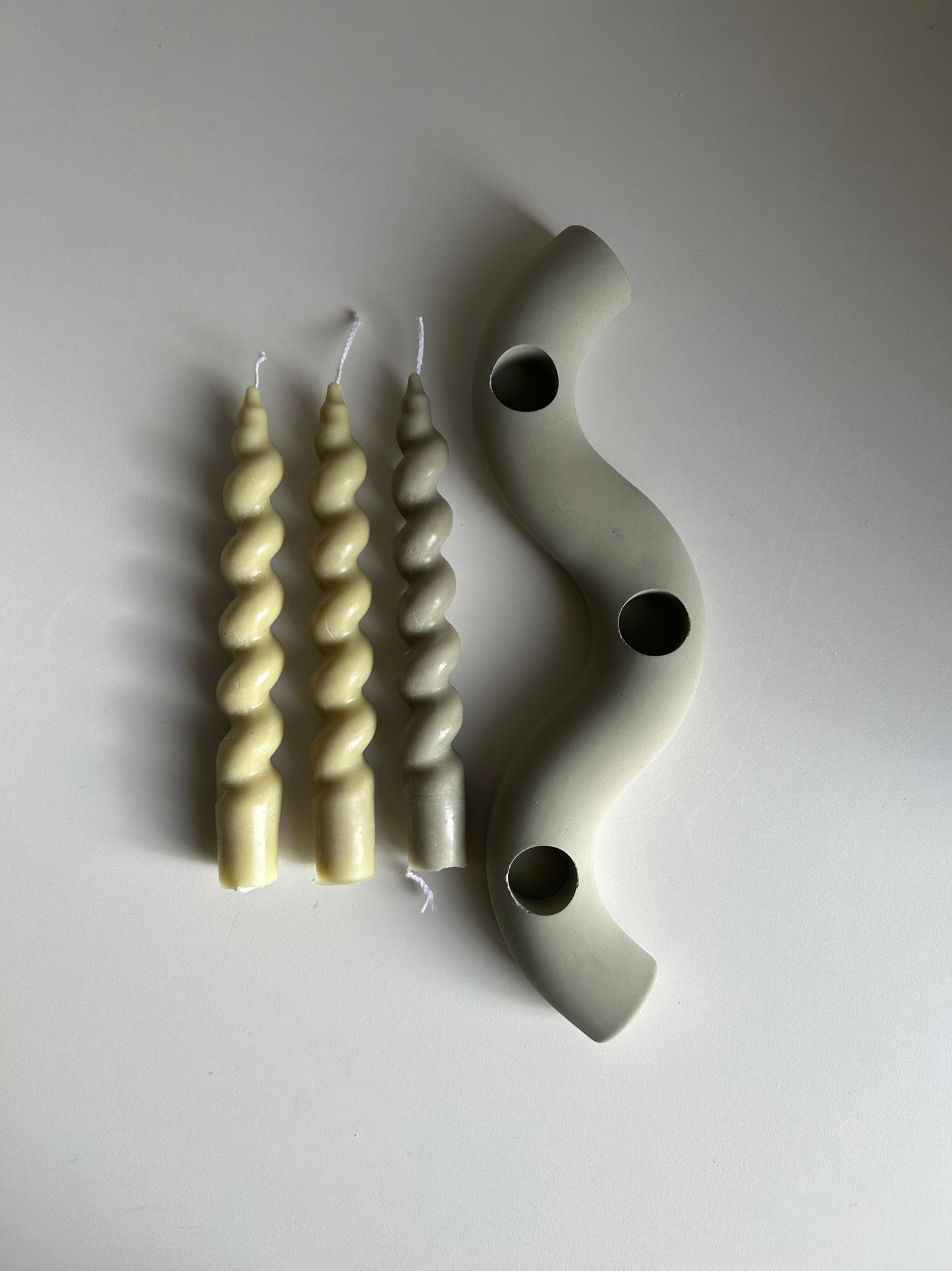Wave Triple Candle Holder