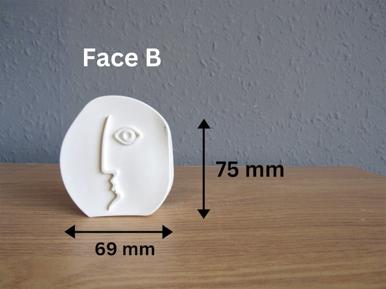 Abstract Face Sculpture