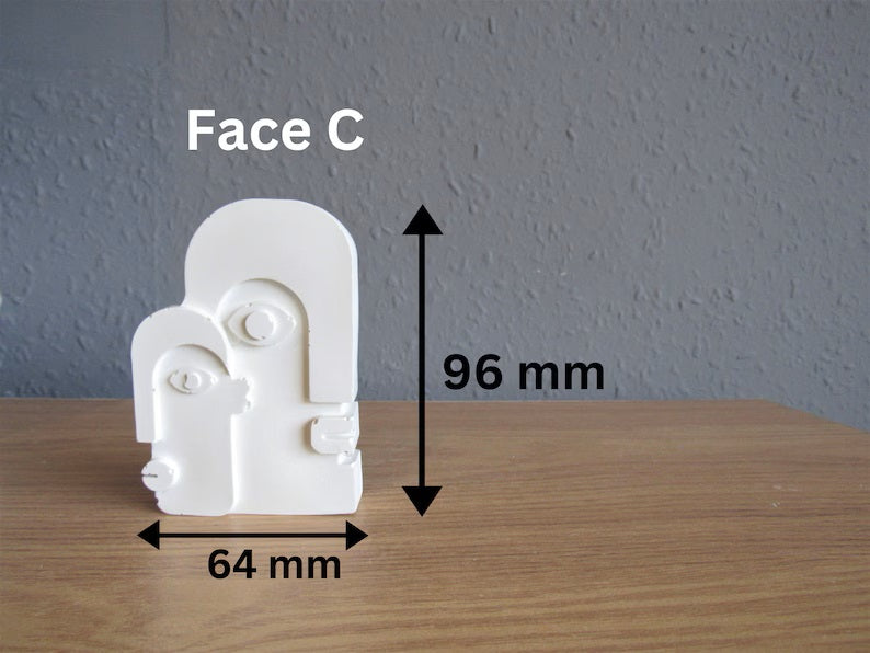 Abstract Face Sculpture