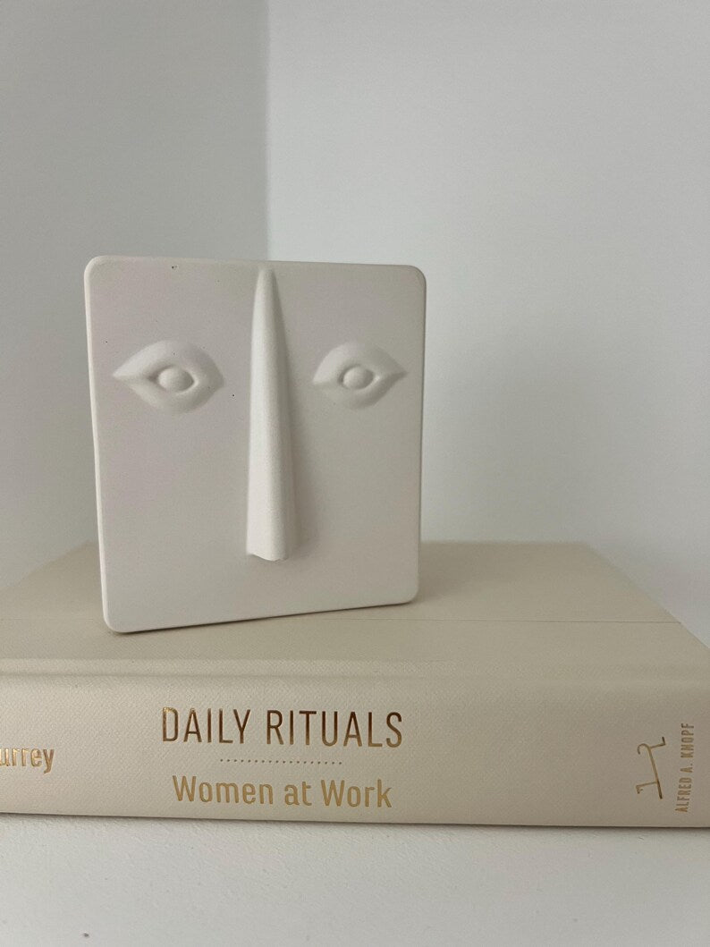 Abstract Face Sculpture